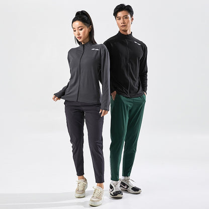 Autumn Leisure Running Stand Collar Suit Fitness Clothes Warm Cycling Clothing